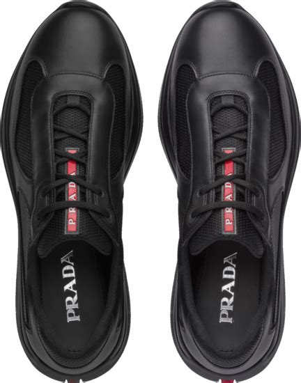 prada shoe 4e3337|Black Prada America's Cup Sneakers .